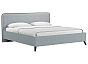 Кровать Миа рогожка браво грей 1800x2000, изголовье мягкое