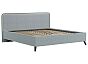 Кровать Миа рогожка браво грей 1800x2000, изголовье мягкое