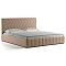 Кровать интерьерная Милана HP велюр Tenerife latte (бежевый кофейный) 180*200
