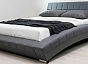 Кровать Оливия экокожа марика 485 без П/М 1600x2000, без ортопедического основания, изголовье мягкое