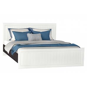 Кровать Прага КР-904 Белое дерево/Венге Премиум 160