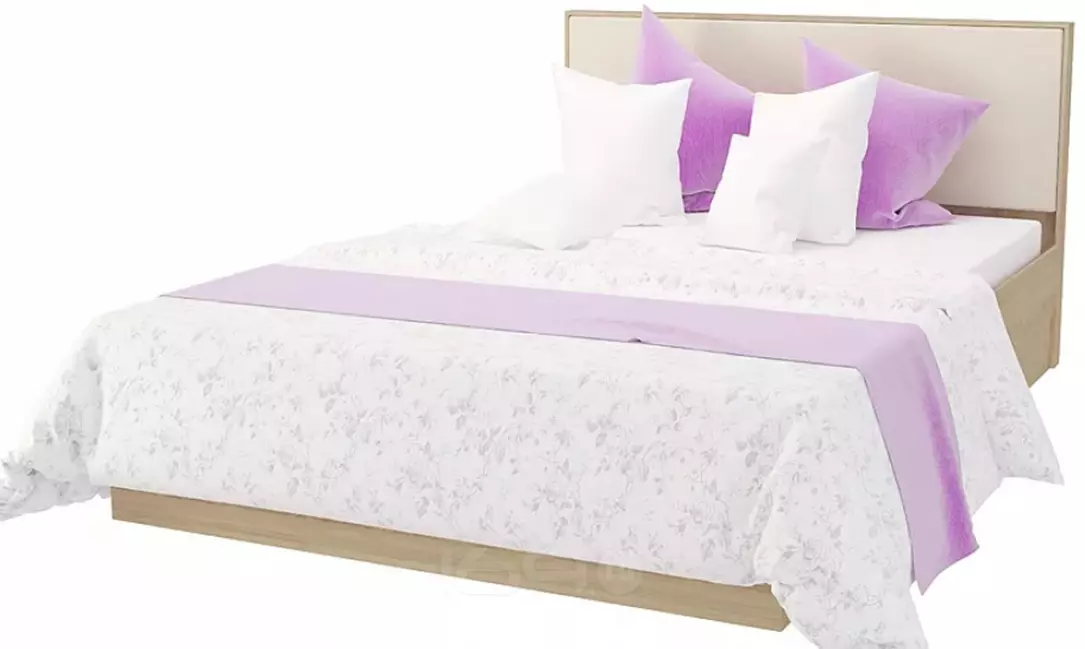 Кровать с подъемным механизмом Сопрано Beige/Дуб сонома 1,6м (подъёмный механизм выписывается отдельно)