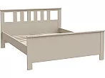 Кровать Сага без обивки кашемир без П/М 160x200, изголовье жесткое