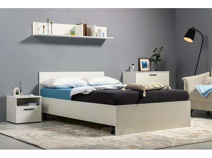 Эйр Кровать 11.46.01 Белый PE шагрень