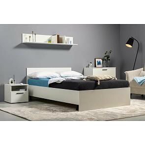 Эйр Кровать 11.46.01 Белый PE шагрень