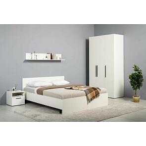 Эйр Кровать 11.46.02 Белый PE шагрень