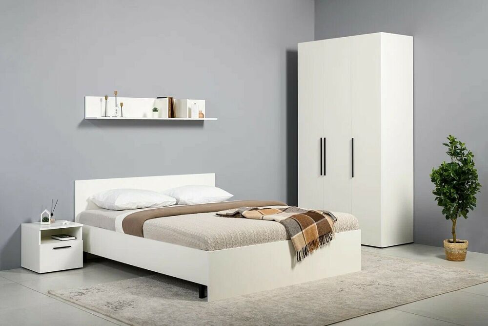 Эйр Кровать 114602 Белый PE шагрень 5411₽