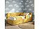 Кровать Afelia велюр желтый без П/М 900x2000, изголовье мягкое
