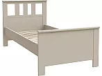 Кровать Сага без обивки кашемир без П/М 90x200, изголовье жесткое