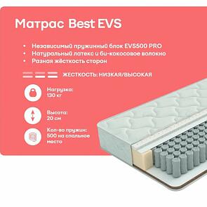 Матрас пружинный ECO Best EVS нагрузка до 130 кг 800x2000