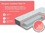Матрас пружинный ECO Comfort 1000 M нагрузка до 140 кг 900x2000