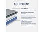 Матрас беспружинный London нагрузка до 150 кг 1400x2000