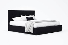 Кровать Селеста БП/М Ткань Черный 120