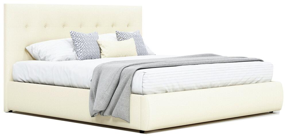 Мягкая интерьерная кровать Селеста 1200 ПМ ткань Бежевый 21600₽