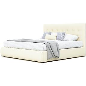 Мягкая интерьерная кровать "Селеста" 1400, БП/М, ткань, Бежевый