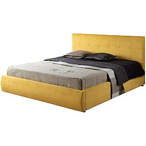 Мягкая интерьерная кровать "Селеста" 1400, БП/М, ткань, Жёлтый