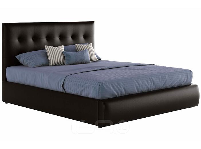 Мягкая интерьерная кровать "Селеста" 1600, БП/М, экокожа, Венге Мягкая интерьерная кровать "Селеста" 1600, БП/М, экокожа, Венге