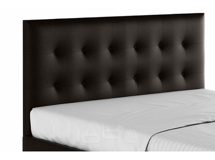 Мягкая интерьерная кровать "Селеста" 1600, БП/М, экокожа, Венге