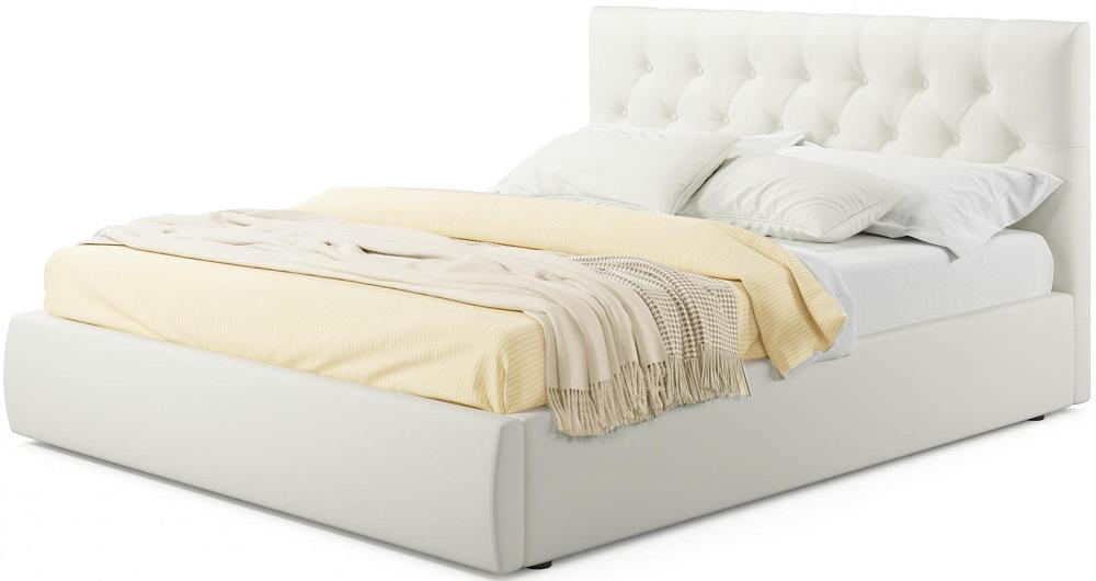 Мягкая кровать Verona 1600 беж с подъемным механизмом мягкая интерьерная кровать амели 1600 п м экокожа капучино