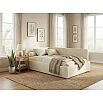 Кровать Kapri велюр бежевый с подъемным механизмом 1200x2000, ортопедическое основание, изголовье мягкое