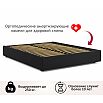 Кровать Base с матрасом велюр черный С П/М 1600x2000, ортопедическое основание, без изголовья