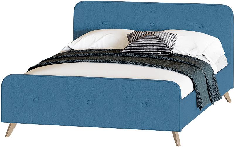 Сиерра 1400 кровать Аура голубой вариант 5