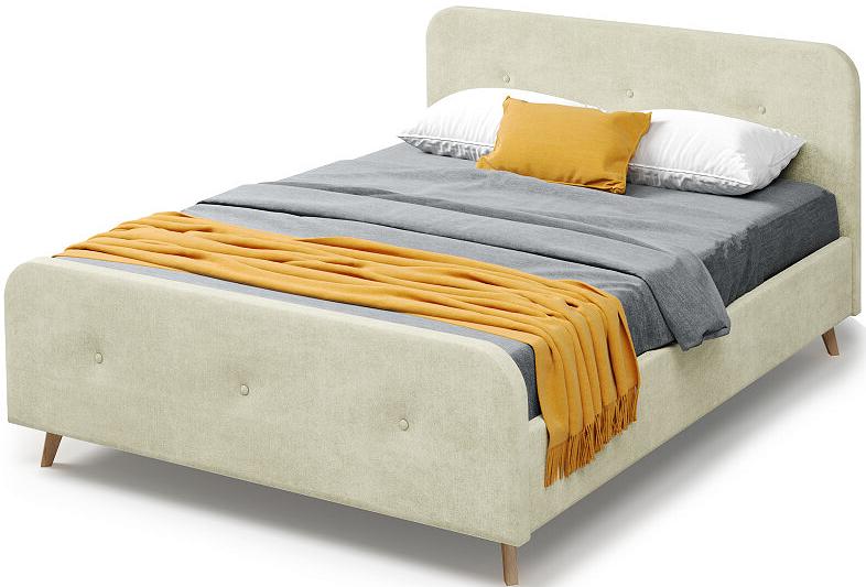 Сиерра 1400 кровать Торонто светло-бежевый вариант 3 кровать соня вариант 9 двухъярусная с прямой лестницей лаванда