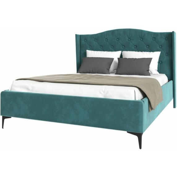 TANGO кровать 1400х2000 Велюр Бирюзовый