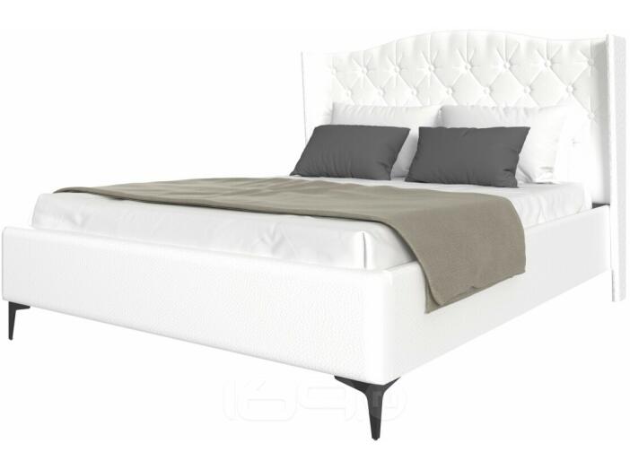 TANGO кровать 1600х2000 Белый (кож. зам)