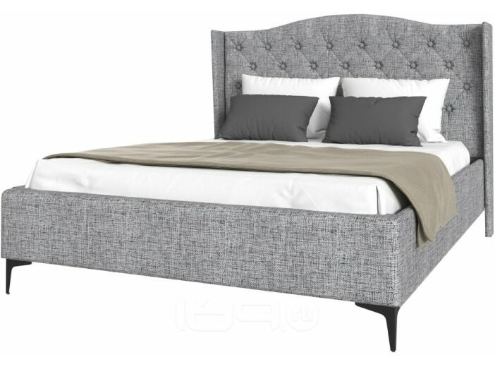 TANGO кровать 1600х2000 Рогожка Серая