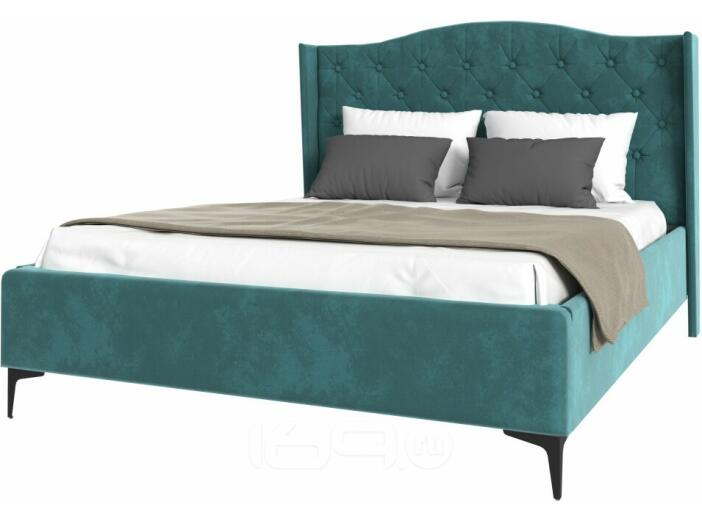 TANGO кровать 1600х2000 Велюр Бирюзовый
