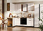 Кухонный гарнитур Бьянка Кашемир/Дуб Крафт 2164x2200/1200x600 (Дуб вотан)