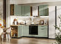 Кухонный гарнитур Бьянка Олива софт/Дуб Крафт 2164x2200/1200x600 (Дуб вотан)