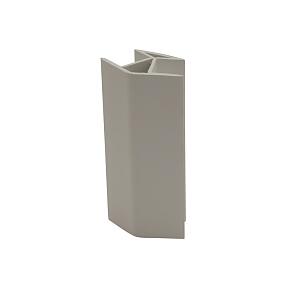 Угол для цоколя ПВХ 135 гр. Белый 146*22*12