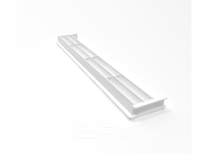 Вентиляционная решётка для цоколя №1 (белый)