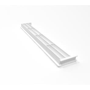 Вентиляционная решётка для цоколя №1 (белый)