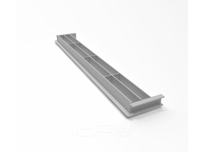 Вентиляционная решётка для цоколя №1 (серый)