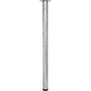 Опора для барной столешницы регулируемая Aluminum Gloss 805*51 (с фланцем) 