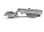 Петля H301A02/2410 c доводчиком тип А (с отв. планкой, угол откр. 105°) 