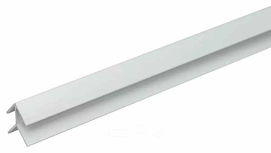Планка для стенпанели Угловая Алюминий Белая 600*4