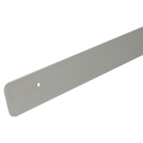 Планка для столешницы торцевая универсальная Хром 625*38 (R9)