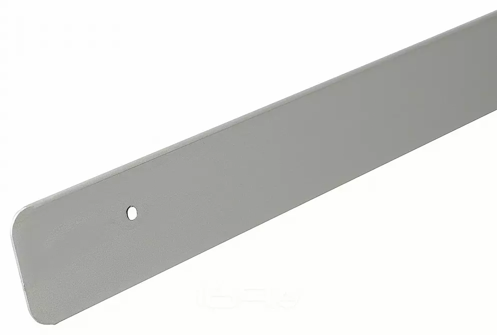 Планка для столешницы торцевая универсальная МатХром 600*38 (R9)