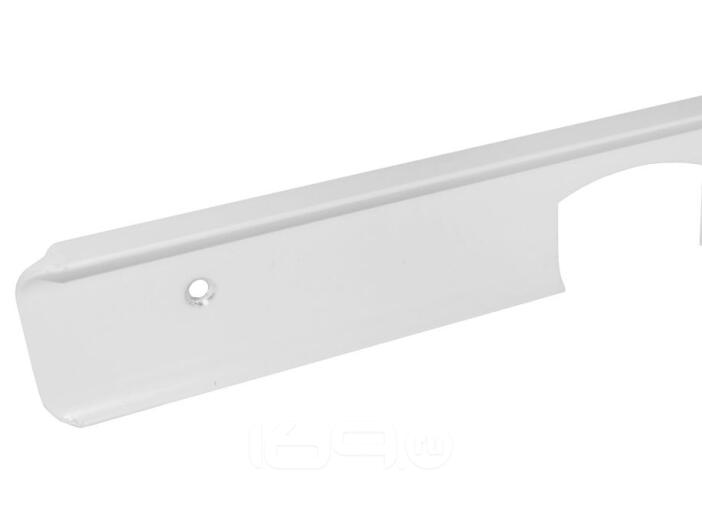 Планка для столешницы угловая Белый 600*38 (R9)