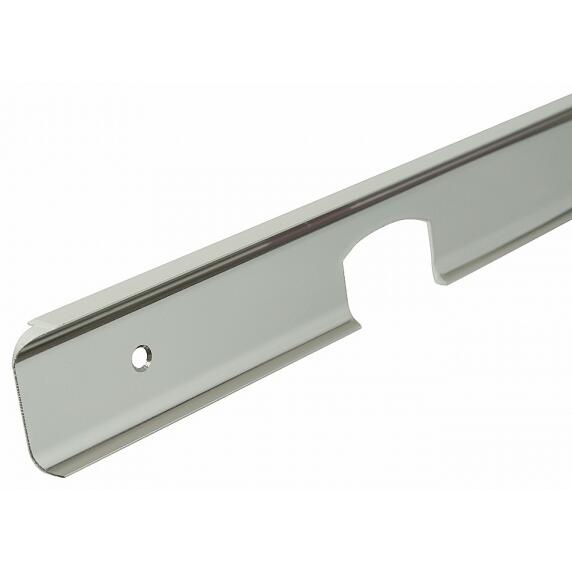 Планка для столешницы угловая Хром 600*38 (R9)