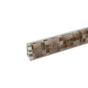 Плинтус для столешницы пластиковый АР-740 Квадро (1228) 3000*24*37