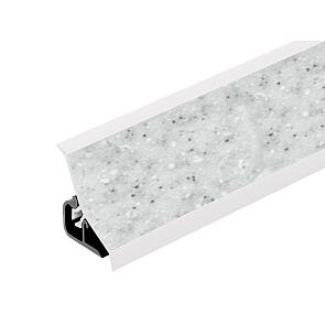 Плинтус для столешницы пластиковый 120P Бриллиант светло-серый (1239) 3000*20*20 (ф-ра 1240)