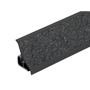 Плинтус для столешницы пластиковый 120P Бриллиант тёмный графит (1314) 3000*20*20 (ф-ра 1910)