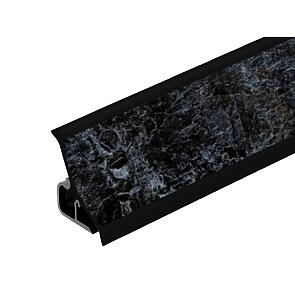 Плинтус для столешницы пластиковый 120P Кастило тёмный (1242) 3000*20*20 (ф-ра 1910)
