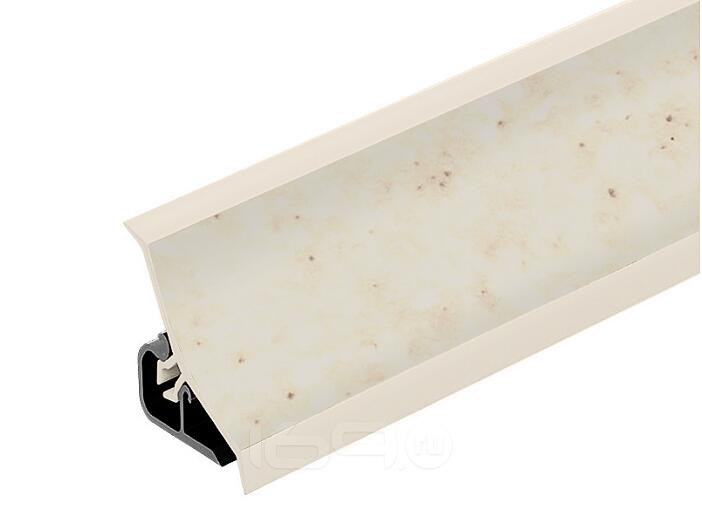 Плинтус для столешницы пластиковый 120P Семолина бежевая (1231) 3000*20*20 (ф-ра 1233) (берилл бежевый)