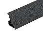 Плинтус для столешницы пластиковый АР-120 Бриллиант тёмный графит (1314) 3000*25*25 (ф-ра 1910)